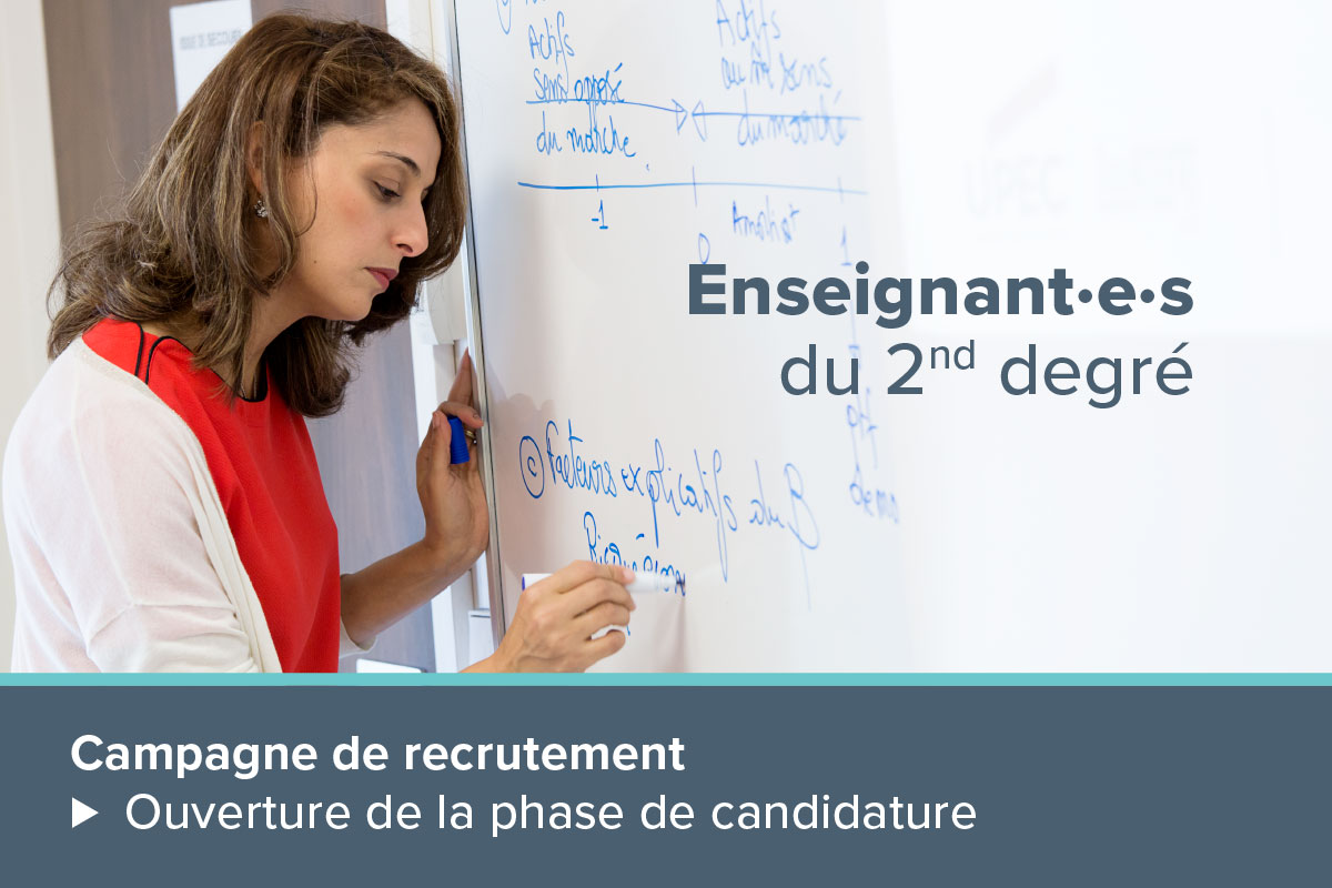 Campagne de recrutement d’enseignants du second degré - 1200x800