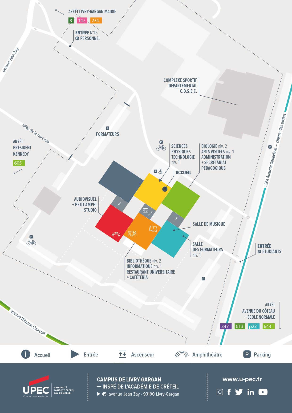 Plan campus Livry-Gargan 2023