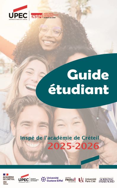 couv Guide étudiant Inspé 2025-2026