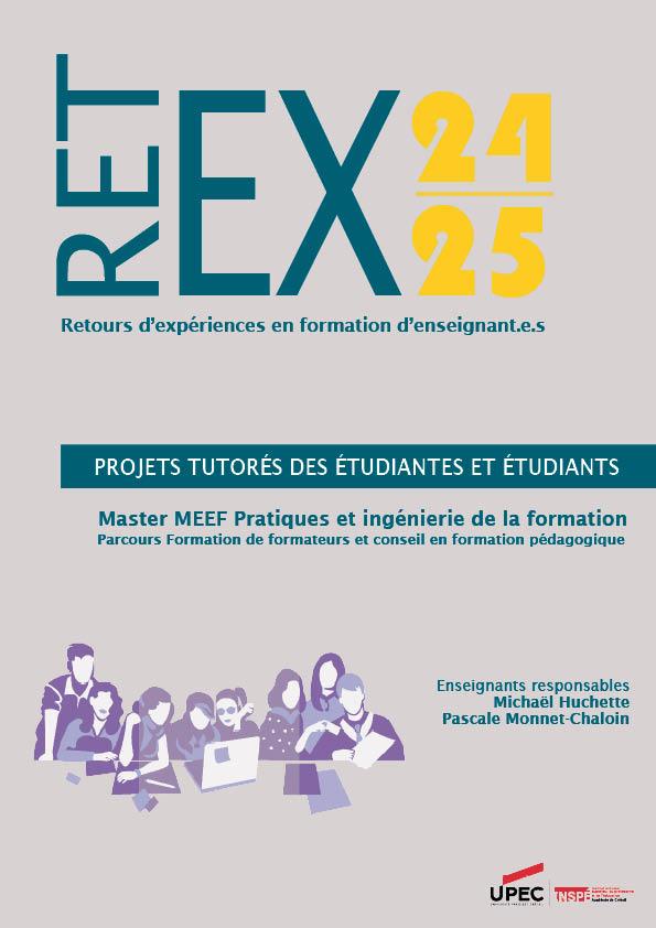 Page couverture livret RETEX
