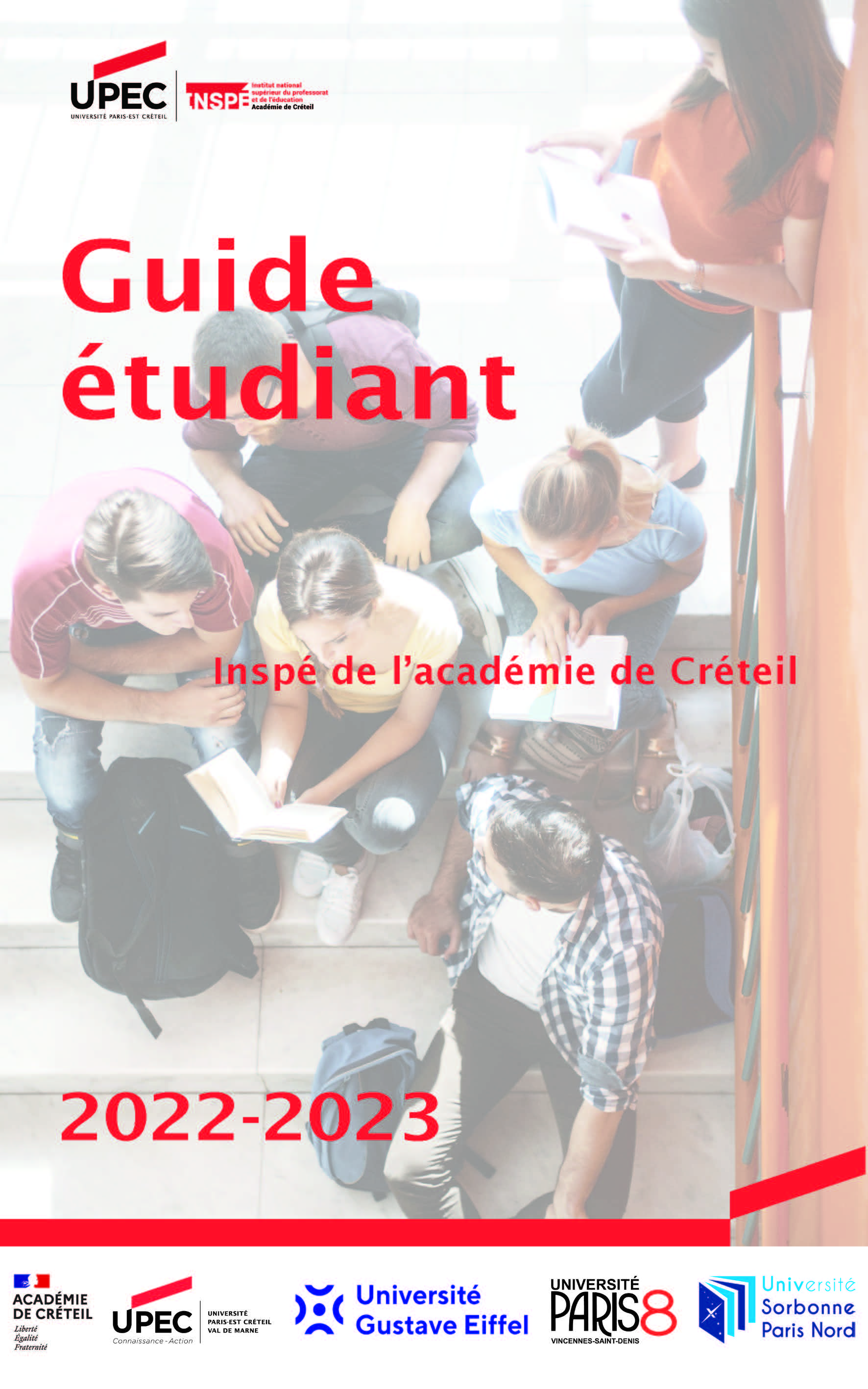 Guide étudiant Inspé 2022-2023 couv