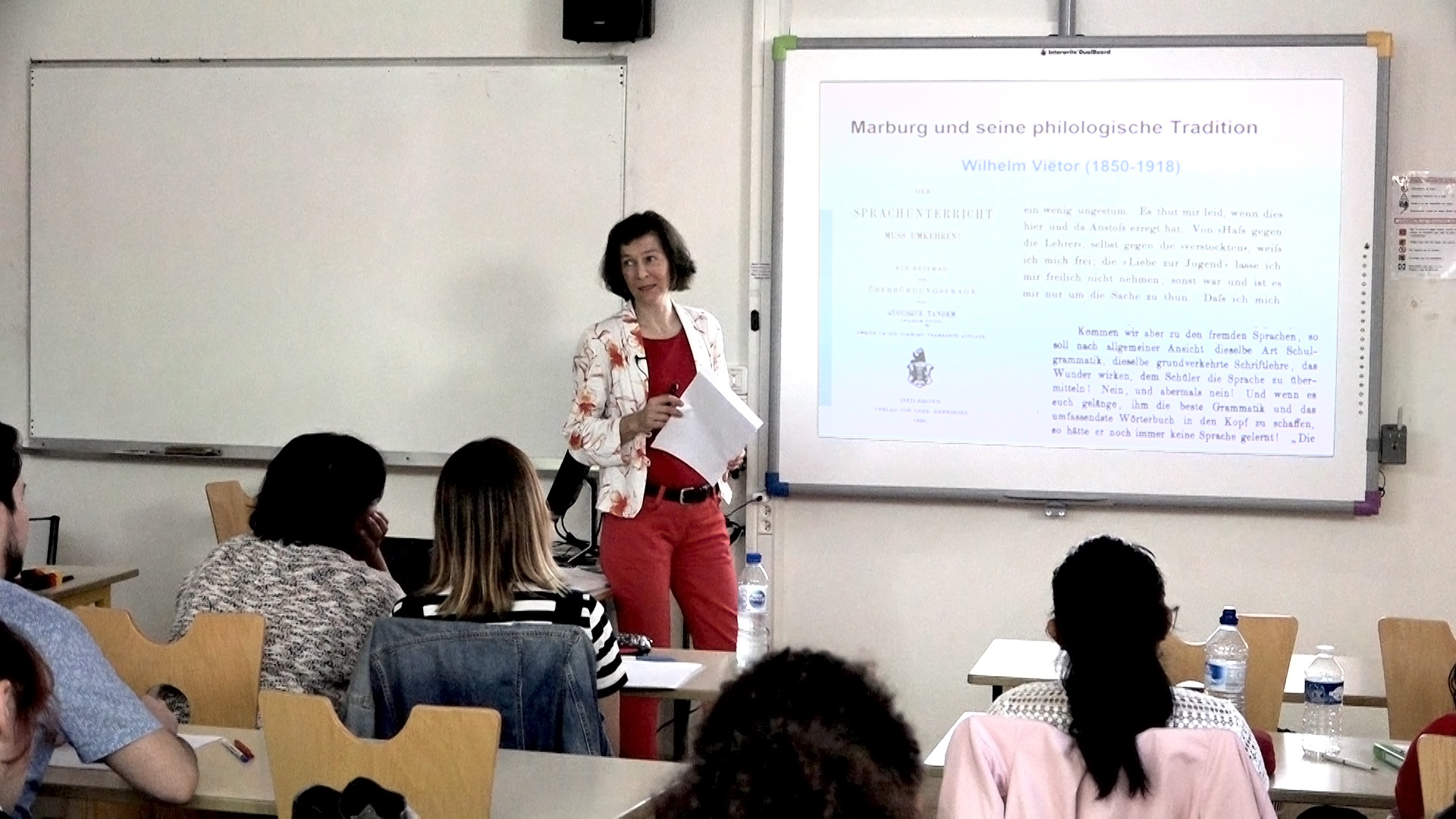 Conférence-atelier d'Una Dirks dans le cadre de sa visite dans l'académie de Créteil