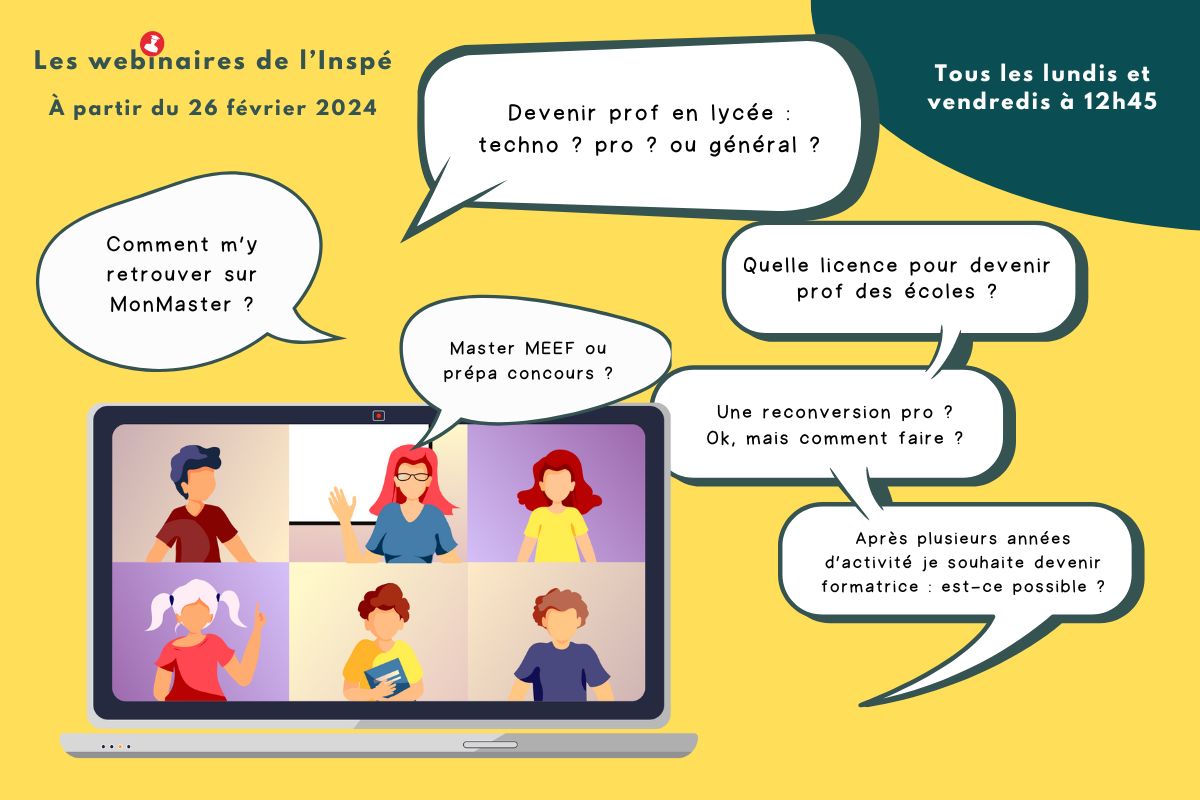 webinaires de l'Inspé